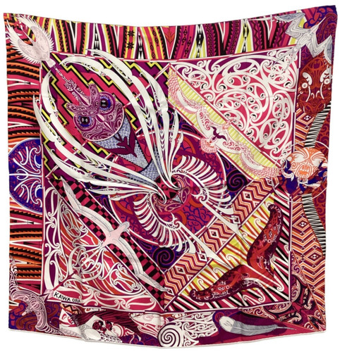 écharpe hermes carre kawa - Écharpe,