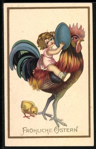 Enfant avec œuf pâques - œuf, de
