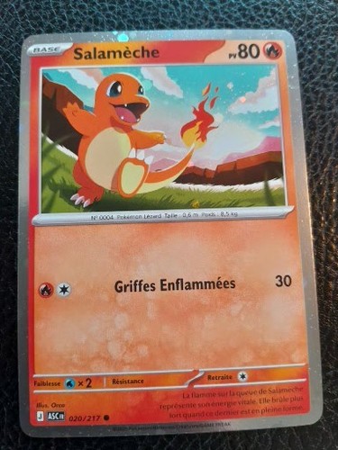 Carte pokemon salameche - pokemon,