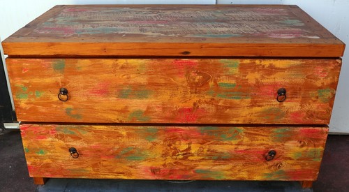 Commode bois teak - bois,