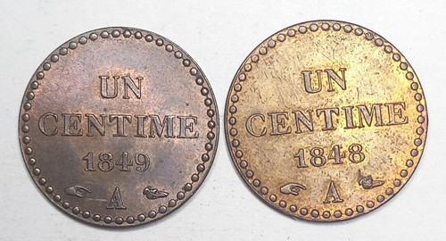 Lot pièces centime - 2, 1