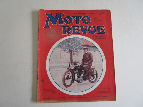 Moto revue 224 juin - moto, 1927