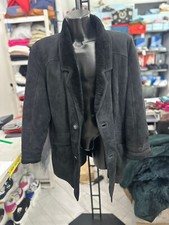 Ellebi Cuir de Mouton Shearling Man Tg54 Noir LLV1042