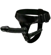 Sextoy Double Gode Harnais Anal Vaginal Couple Godemiché Butt Gode Ceinture 