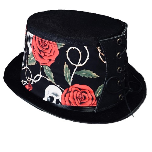 Crâne rose rouge - &,