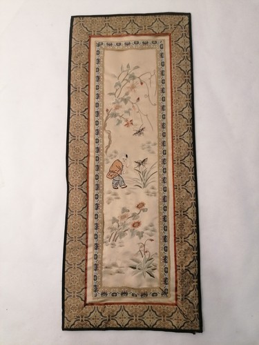Broderie chinoise ancienne - , sur