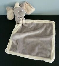 *. DOUDOU PELUCHE DISNEY NICOTOY  DUMBO L'ELEPHANT MOUCHOIR GRIS ECRU TTBE