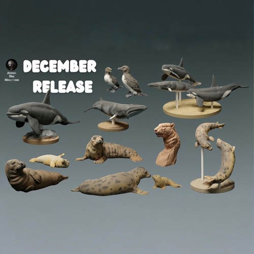 Animaux mer figurines 35 - animaux,