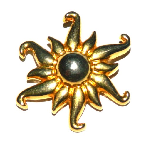 Jolie broche soleil - , en