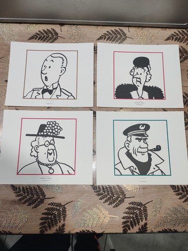 Lot planches tintin - de,