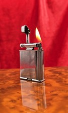 BRIQUET ANCIEN PARKER ROLLER VINTAGE PETROL LIGHTER FEUERZEUG ACCENDINO