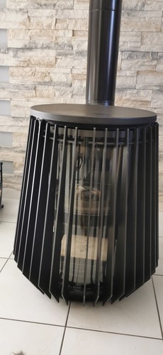 Poêle bois invicta 8kw - poêle,
