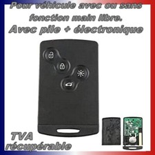 Carte avec électronique + pile compatible pour Clio 4 et Captur de 2012 à 2020