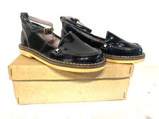 Anciennes Chaussures enfant  Made in France Alsace Cuir 1930 neuve de stock