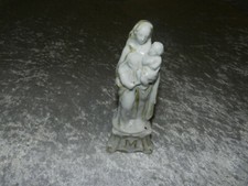 Art religieux statuette globe de mariée Vierge à l'Enfant porcelaine de Paris