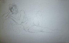 Gilbert Poillerat 3 dessins au