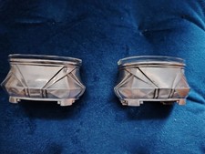 Paire de salières argent massif Art Deco