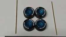 Set de jantes Michelin bleu 15 branches pneu gomme pour Custom (ET)