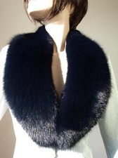 Fourrure Écharpe Renard Bleu