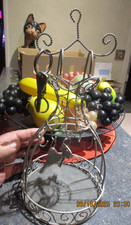 Présentoir Porte Clé Bijou Bague Collier Bracelet Robe Belle Dame en Fil de Fer