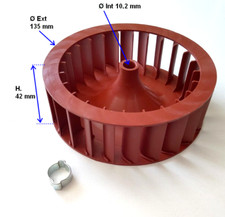 8996474081172 Turbine ventilation rouge sèche linge AEG ELECTROLUX ARTHUR MARTIN