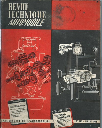 Revue technique automobile - technique,