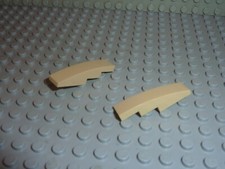 2 x LEGO  tan slope brick ref 61678 / Set 75080 10242 10229 9494 8639 7962 8095 