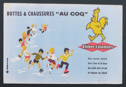 Buvard kleber colombes botte - kleber-colombes,