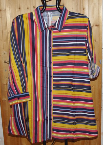 Chemise tunique rayée marine