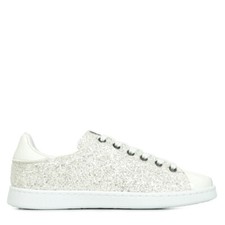 Chaussures Baskets Victoria femme Deportivo Tennis Blanc Blanche Cuir Lacets