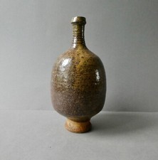 vase bouteille en grès