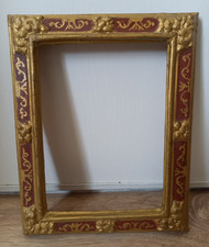 Ancien Cadre Vénitien - Bois et Moulures - Dorure