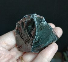 Obsidienne fumée translucide