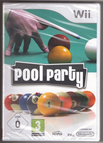 Pool party jeu nintendo wii - pool,