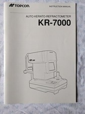 TOPCON KR-7000 réfractomètre manuel d'utilisation