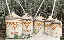 ANCIENNE SERIE DE 5 POTS A