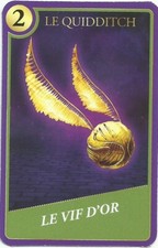 CARTE HARRY POTTER  MOMENTS MAGIQUES U 2023 - LE VIF D'OR