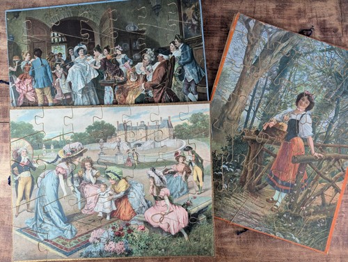 Puzzles anciens bois - anciens,