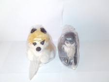 🐺🐰 LOT DE 2 PETITES PELUCHES : « CHIEN ET LAPIN » - FRANCOISE SAGET