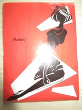 BAS NYLON VINTAGE- SEAMLESS STOCKINGS - NATHLOS - BEIGE - T 10 