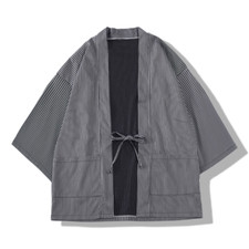 Hommes Kimono Cardigan Manteau