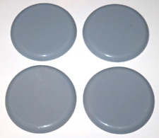 LOT 4 GROS PATINS GLISSEURS RONDS + ADHESIF Ø 80 MM