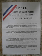 PROPAGANDE GUERRE D'ALGERIE / ADRESSE A TOUS LES FRANCAIS