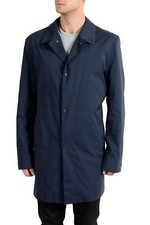 Hugo Boss "Mentrio" Men's Navy Blue Trench Coat US XL IT 54