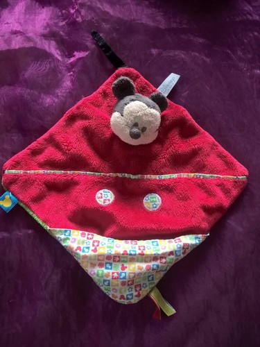 Doudou plat mickey carré - doudou,