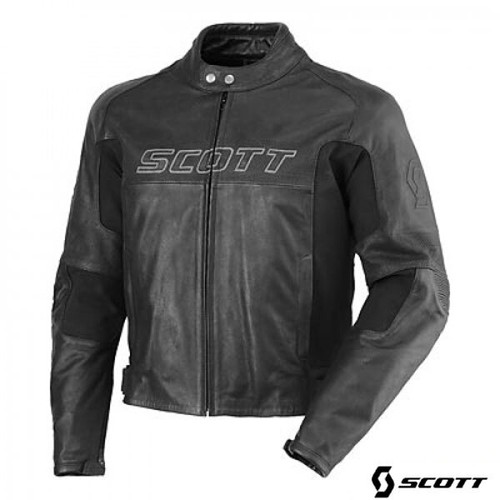 Blouson moto cuir - cuir, scott