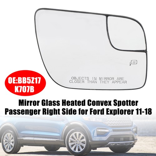 Mirror glass heated convex - heated,