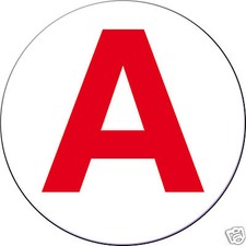 Disque A - Autocollant sticker