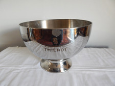 ANCIEN Grande VASQUE Seau Rafraichissoir à CHAMPAGNE Thiénot en Métal Argenté