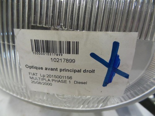 Optique avant principal droit
